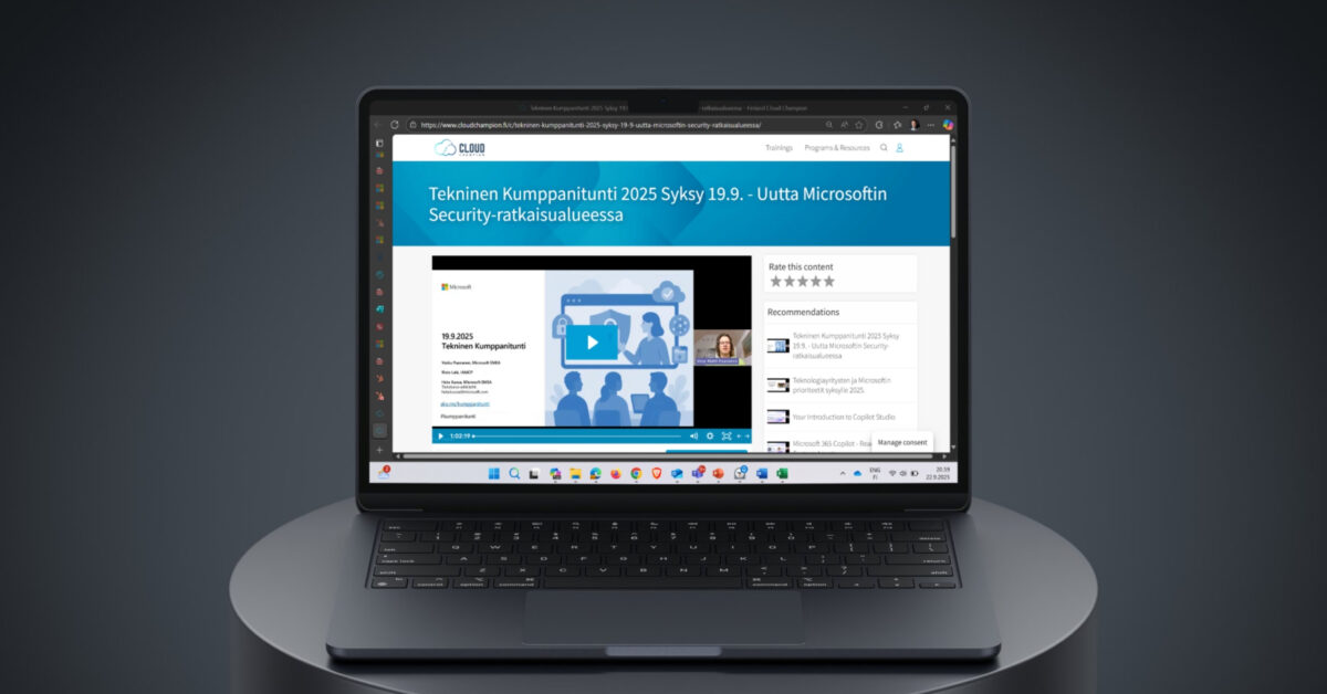  Kumppanitunnit ja Cloud Champion: Avaimet Microsoft-kumppanin menestykseen